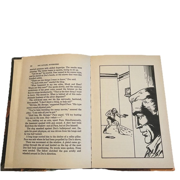 DOC SAVAGE #2 DEATH IN SILVER HARD COVER HC 1975 - Picture 5 of 6